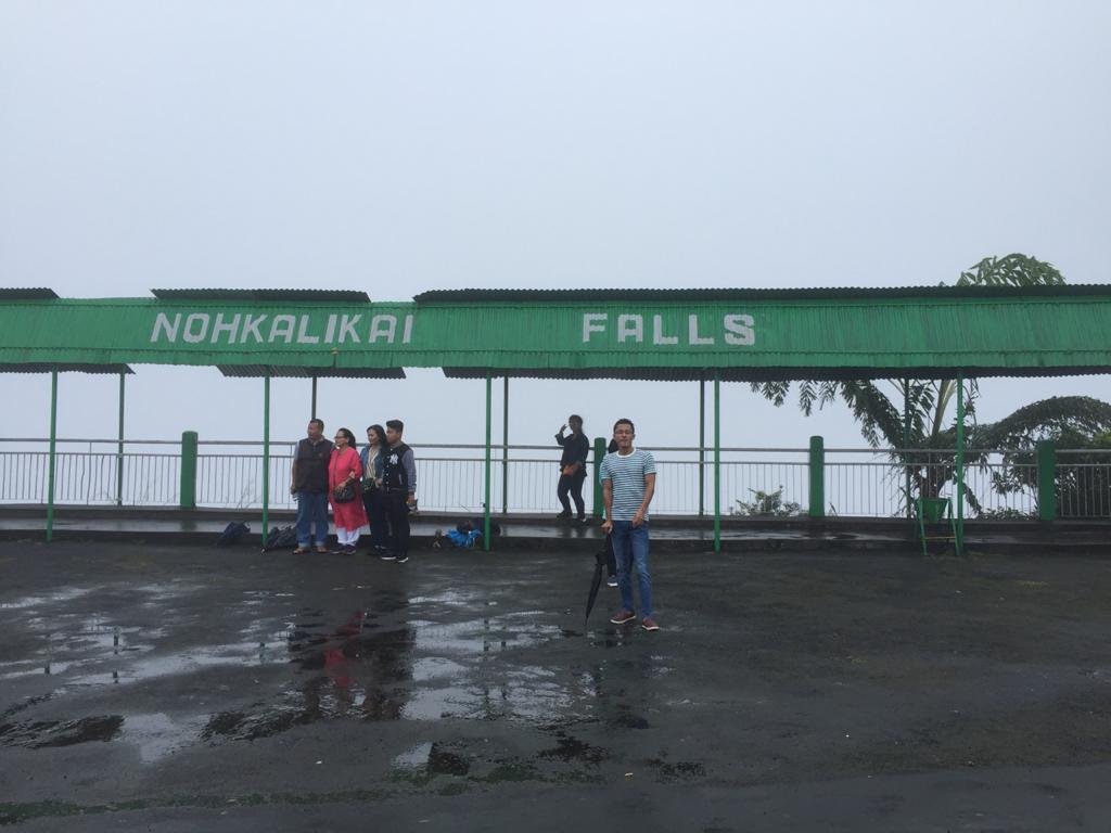 NohKaLikai Falls near Cherrapunji, one of the wettest place on the planet earth.
